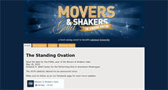 Desktop Screenshot of moversandshakersgala.org