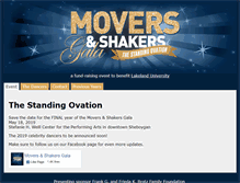 Tablet Screenshot of moversandshakersgala.org